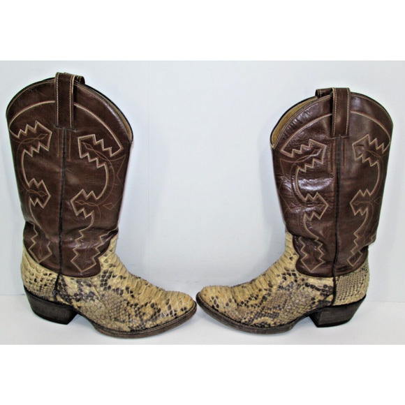 Exotic Snake skin Western Boots - Size 7.5 D men's ( 8 B women's) - Picture 4 of 16